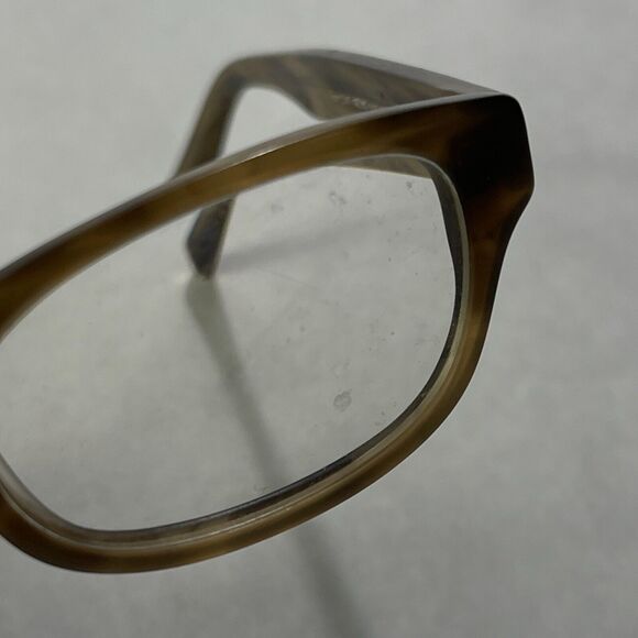 Warby Parker Eyeglasses Finn 210 Brown Marbled Frames Only 48 18 140 - Picture 8 of 10